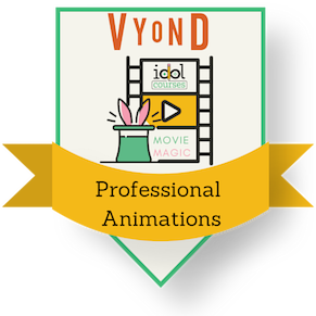 Vyond Animation Certification Badge